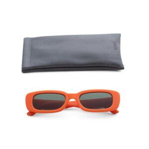 AIRE neon orange Square Sunglasses